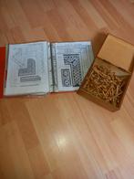 Bak met kantklossen plus patroonboek, Hobby en Vrije tijd, Kantklossen, Ophalen, Zo goed als nieuw, Klos(sen)