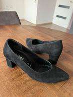 Zwarte suede pumps Gabor maat 5 (38), Pumps, Zwart, Gabor, Ophalen of Verzenden