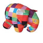 Vrolijke kleurige Elmer olifant knuffel !  2508, -, -, Ophalen of Verzenden, Zo goed als nieuw