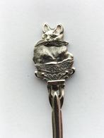 Lepeltje Poes Kat Dierenzorg verzilverd, Ophalen of Verzenden