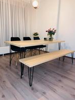 Steigerhout eettafel hoek/set, Huis en Inrichting, Tafels | Eettafels, 50 tot 100 cm, Rechthoekig, Ophalen of Verzenden, Zo goed als nieuw