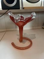 Murano glas bloem vaasje. Roze lelie, Ophalen
