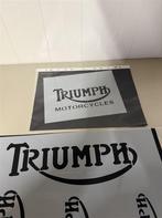 Stencil - Triumph - logo stencil, Motoren, Accessoires | Stickers, Ophalen of Verzenden, Nvt, Nvt, Nvt