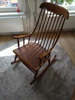 Schommelstoel, Huis en Inrichting, Stoelen, Ophalen, Gebruikt, Bruin, Vintage