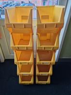 12 magazijn opbergbakken, Ophalen, Gebruikt