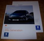 brochure Peugeot 206 Generation  2008, Nieuw, Overige merken, Ophalen of Verzenden