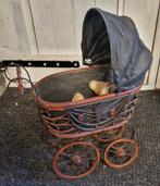 Antieke poppenwagen met beertje, Antiek en Kunst, Antiek | Speelgoed, Ophalen