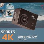 Nieuwe GoPro 4K Action Camera met accessoires, Ophalen of Verzenden, Nieuw