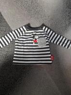 Wit zwart gestreept Mickey Mouse shirt maat 62 h3, Kinderen en Baby's, Babykleding | Maat 62, Onbekend, Ophalen of Verzenden, Zo goed als nieuw