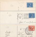 3 ansichtkaarten met perfin (Zeist, Amersfoort, Scheveningen, Postzegels en Munten, Brieven en Enveloppen | Nederland, Overige typen