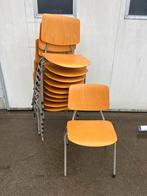 10 stuks stoelen Kho Liang Ie Model 305 Birch stapelbaar, Huis en Inrichting, Stoelen, Ophalen, Gebruikt, Bruin, Metaal