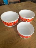 3 mooie Arcopal schalen, Caravans en Kamperen, Kampeeraccessoires, Ophalen of Verzenden, Gebruikt