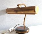 oude pianolamp - tafellamp  - bankierslamp  - bureaulamp, Ophalen of Verzenden