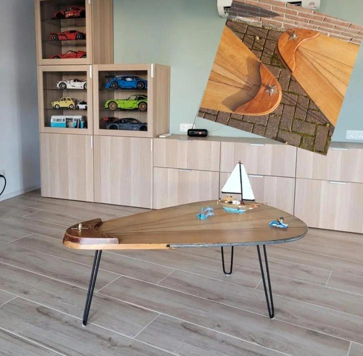 Salontafel zijzwaard nautisch, Watersport en Boten, Accessoires en Onderhoud, Zo goed als nieuw, Ophalen