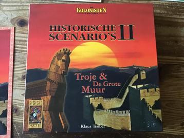 Historische scenario’s II Kolonisten Troje & de grote muur beschikbaar voor biedingen