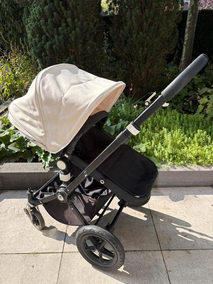 Bugaboo cameleon 3 zwart - creme, Kinderen en Baby's, Kinderwagens en Combinaties, Gebruikt, Combiwagen, Bugaboo, Verstelbare duwstang