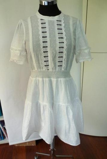 Leuk wit katoenen zomerjurk met smogband van My Jewellery xs beschikbaar voor biedingen