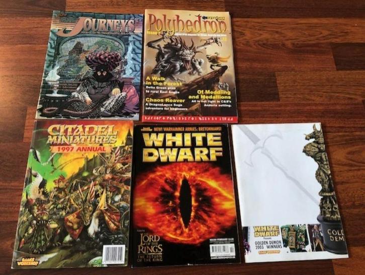 Tijdschriften Games Workshop, Hobby en Vrije tijd, Wargaming, Gebruikt, Overige soorten, Boek of Catalogus, Ophalen