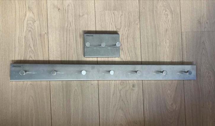 RVS Wandkapstok van Bony Design - set van twee - ZACK model, Huis en Inrichting, Woonaccessoires | Kapstokken, Zo goed als nieuw