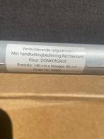VERDUISTERENDE DONKERGRIJZE ROLGORDIJNEN, Huis en Inrichting, Stoffering | Gordijnen en Lamellen, Ophalen, 100 tot 150 cm, Nieuw