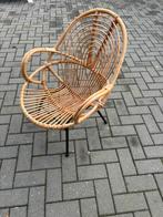 Vintage rotan stoeltje, Huis en Inrichting, Ophalen, Gebruikt, Bruin, Vintage