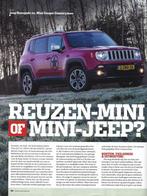 Autovisie test Jeep Renegade versus Mini Cooper Countryman, Boeken, Auto's | Folders en Tijdschriften, Gelezen, Ophalen of Verzenden