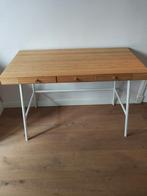 IKEA LILLÅSEN Bamboe Bureau - 102x49 cm, Ophalen of Verzenden, Gebruikt, Bureau