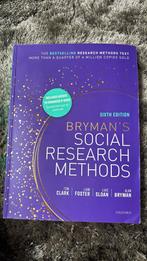 Bryman's Social Research Methods, Boeken, Ophalen of Verzenden, Zo goed als nieuw, Overige onderwerpen