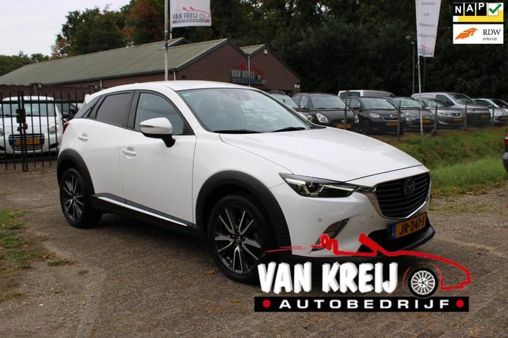 Mazda CX-3 2.0 SkyActiv-G 120 GT-M Automaat, Leder, Nap, Auto's, Mazda, Particulier, Te koop, CX-3, ABS, Achteruitrijcamera, Adaptive Cruise Control