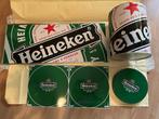 Heineken blik met metalen drukproef plaat, Verzamelen, Ophalen, Nieuw, Reclamebord, Plaat of Schild, Overige merken
