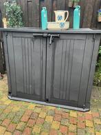 Opbergkast, Tuin en Terras, Ophalen, Zo goed als nieuw, Kunststof, Overige typen