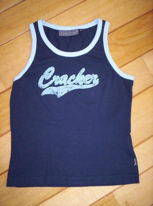 Cracker top blauw maat S, Kleding | Dames, Tops, Zo goed als nieuw, Blauw, Zonder mouw, Ophalen of Verzenden