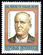Michel  2008  Karl Freiherr von Vogelsang, Postzegels en Munten, Postzegels | Europa | Oostenrijk, Ophalen of Verzenden, Postfris
