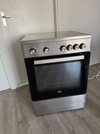 Beko elektrisch fornuis en oven, Witgoed en Apparatuur, Fornuizen, Ophalen, Hete lucht, 4 kookzones, Zo goed als nieuw