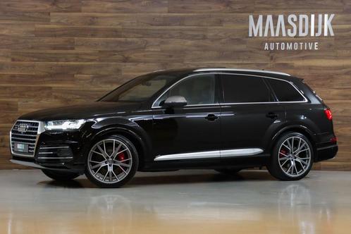Audi SQ7 4.0 TDI SQ7 quattro|Grijs Kenteken|RS Zetels|Pano|, Auto's, Bestelauto's, Te koop, 360° camera, 4x4, ABS, Achteruitrijcamera