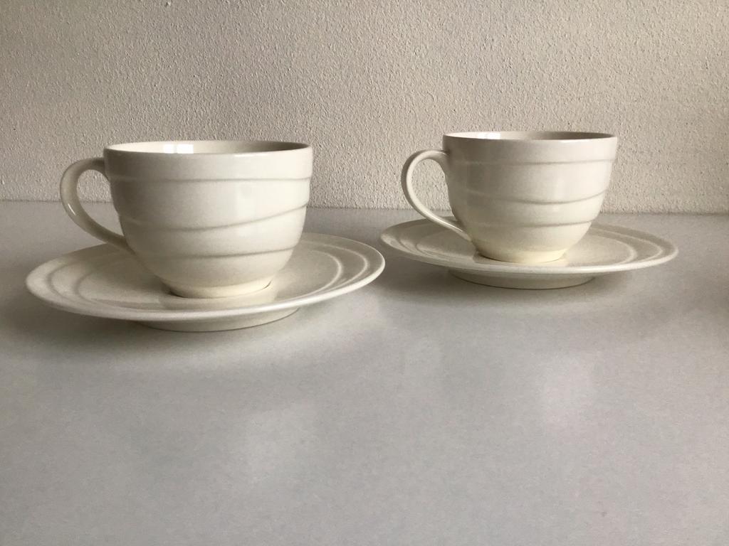 2x kop en schotel Jamie Oliver Waves - NIEUW, Nieuw, Ophalen of Verzenden, Overige stijlen, Kop(pen) en/of Schotel(s)