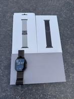 Apple Watch Ultra 2 Black Milanese en Trail band NIEUWSTAAT, Ophalen, Apple Watch ⌚️, Zwart, IOS