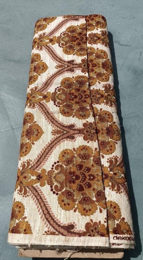 Origineel NIEUW vintage DEKOPLUS linnen stof meubel gordijn, Hobby en Vrije tijd, Stoffen en Lappen, Nieuw, Linnen, 30 tot 120 cm