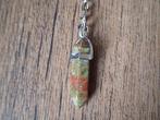 Sleutelhanger : Dubbeleinder : Edelsteen : Unakiet !!, Info@keycharms.nl, Dier of Natuur, Nieuw, Medemblik