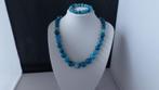 AGAAT ketting/oorhanger/armband-set, Verzenden, Nieuw, Met edelsteen