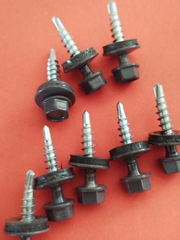 50-250 st mat antraciet grijs damwandplaat schroeven 35 mm beschikbaar voor biedingen