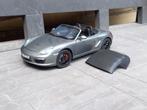 Porsche Boxster S (987) 2009 Meteorgrau 1/18 Norev zeldzaam, Ophalen of Verzenden, Zo goed als nieuw, Auto, Norev