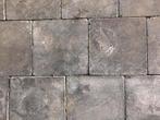 37.5m2 hardstenen tegels 20x20x3cm oud getrommeld blue stone, Ophalen, Zo goed als nieuw, Terrastegels, Natuursteen