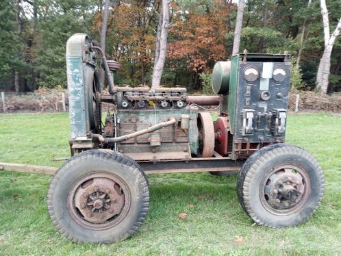 Stationaire motor Lister JP4 met Generator 1939, Doe-het-zelf en Verbouw, Motoren, Gebruikt, Dieselmotor, Ophalen