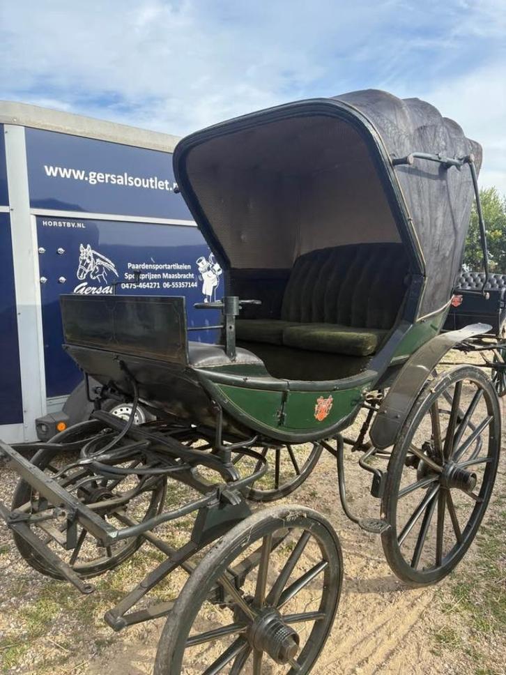 Antieke dokterskoets, Dieren en Toebehoren, Rijtuigen en Koetsen, Zo goed als nieuw, Overige typen, Paard