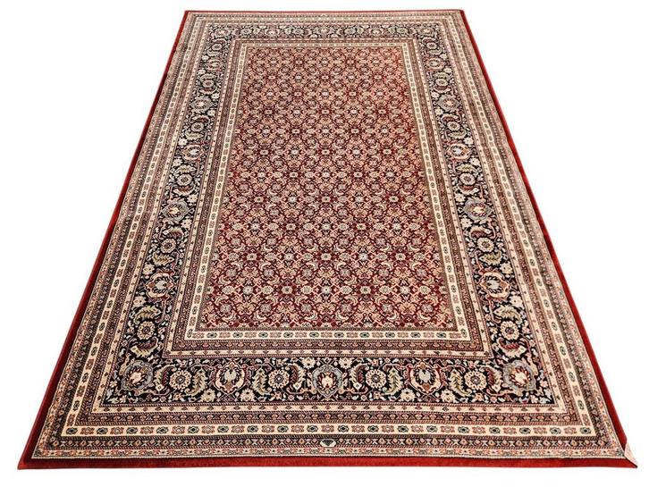 Vintage Persian wool Herati diamond vloerkleed red 200x303cm, Huis en Inrichting, Stoffering | Tapijten en Kleden, Zo goed als nieuw