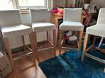 Ikea Henriksdal 4 stuks met extra hoezen (3), Huis en Inrichting, Barkrukken, Ophalen, 60 tot 90 cm, Zo goed als nieuw, 4 krukken