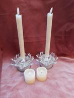 Kristallen kandelaars 19.95 p.s, Ophalen of Verzenden