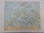 B012c / Plattegrond Zuid ijde van Zeeland Litho uit 1916, Antiek en Kunst, Kunst | Litho's en Zeefdrukken, Ophalen of Verzenden