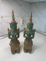 Originele Thaise tempelwachters, Huis en Inrichting, Woonaccessoires | Boeddhabeelden, Zo goed als nieuw, Ophalen